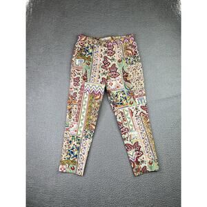 Etro Multicolor Patterned Women's Cropped Pants